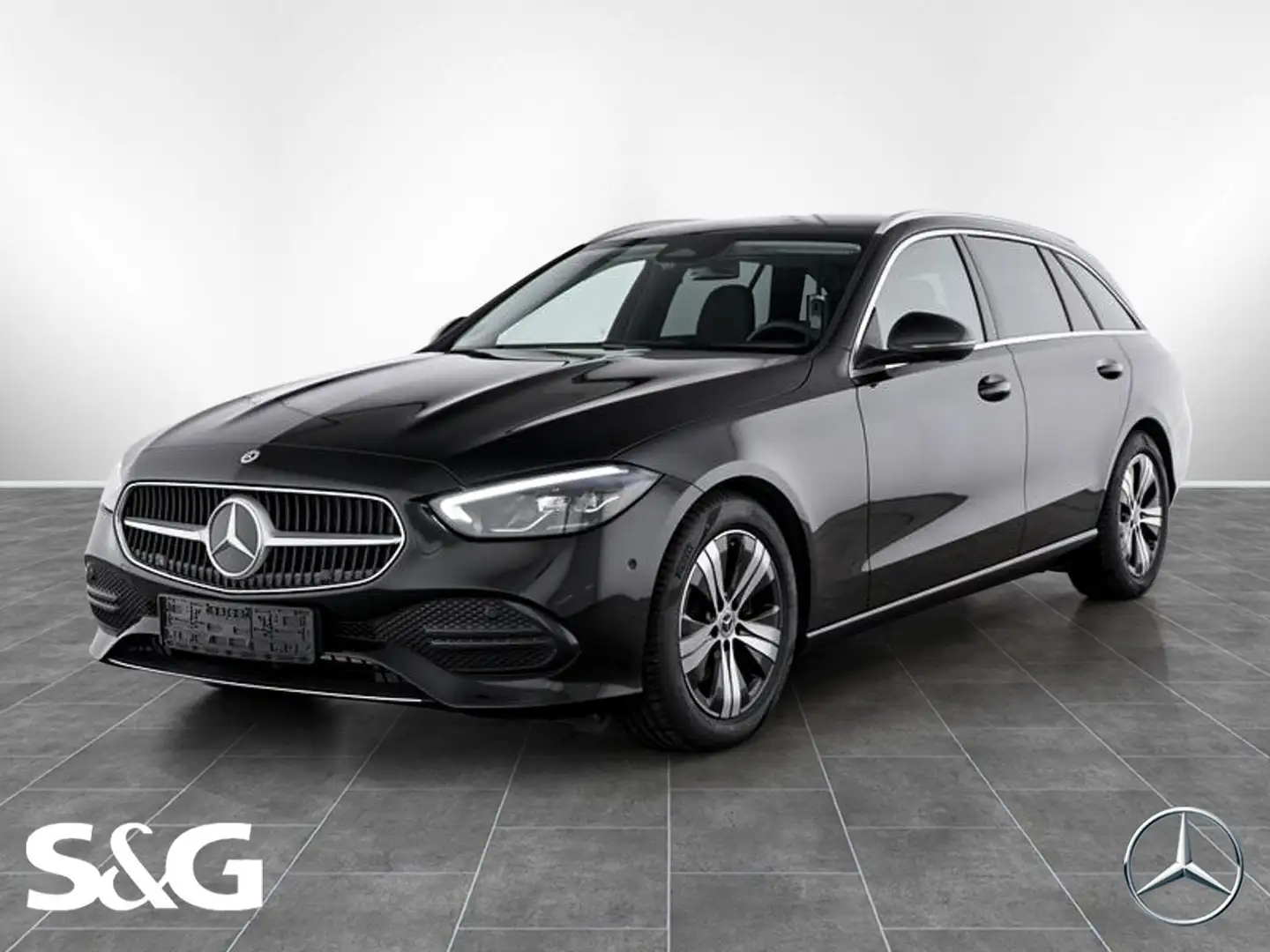 Mercedes-Benz C 180 T-Modell RüKam+MBUX+AHK+LED+Totwink+17 Negro - 1