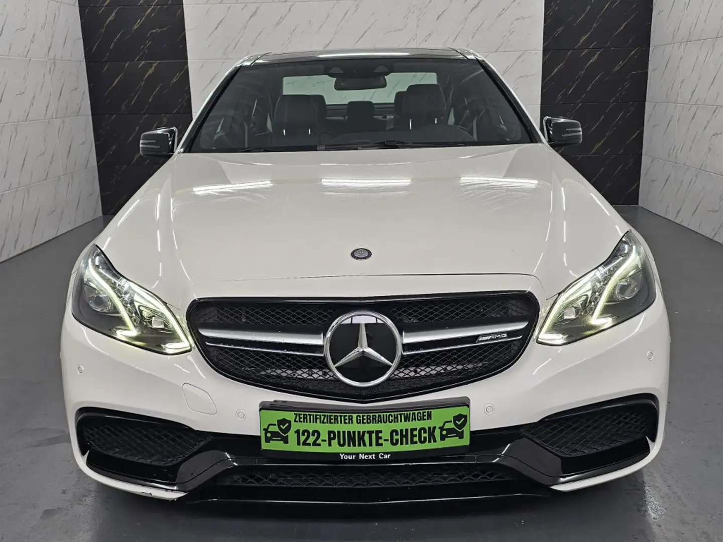 Mercedes-Benz E 63 AMG S 4Matic+ACC+Pano+Memory+LED+H&K+Navi Bianco - 2