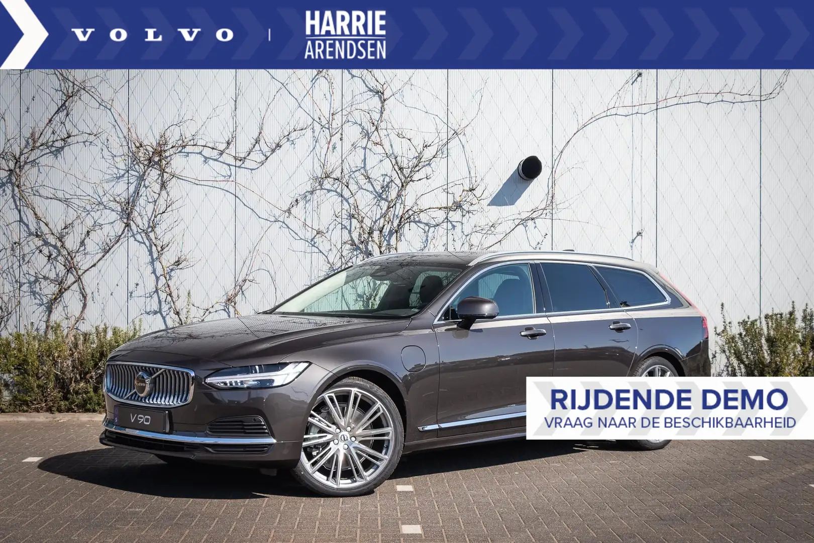 Volvo V90 Recharge T6 AWD Plus Bright | Adaptieve Cruise Con Grijs - 1