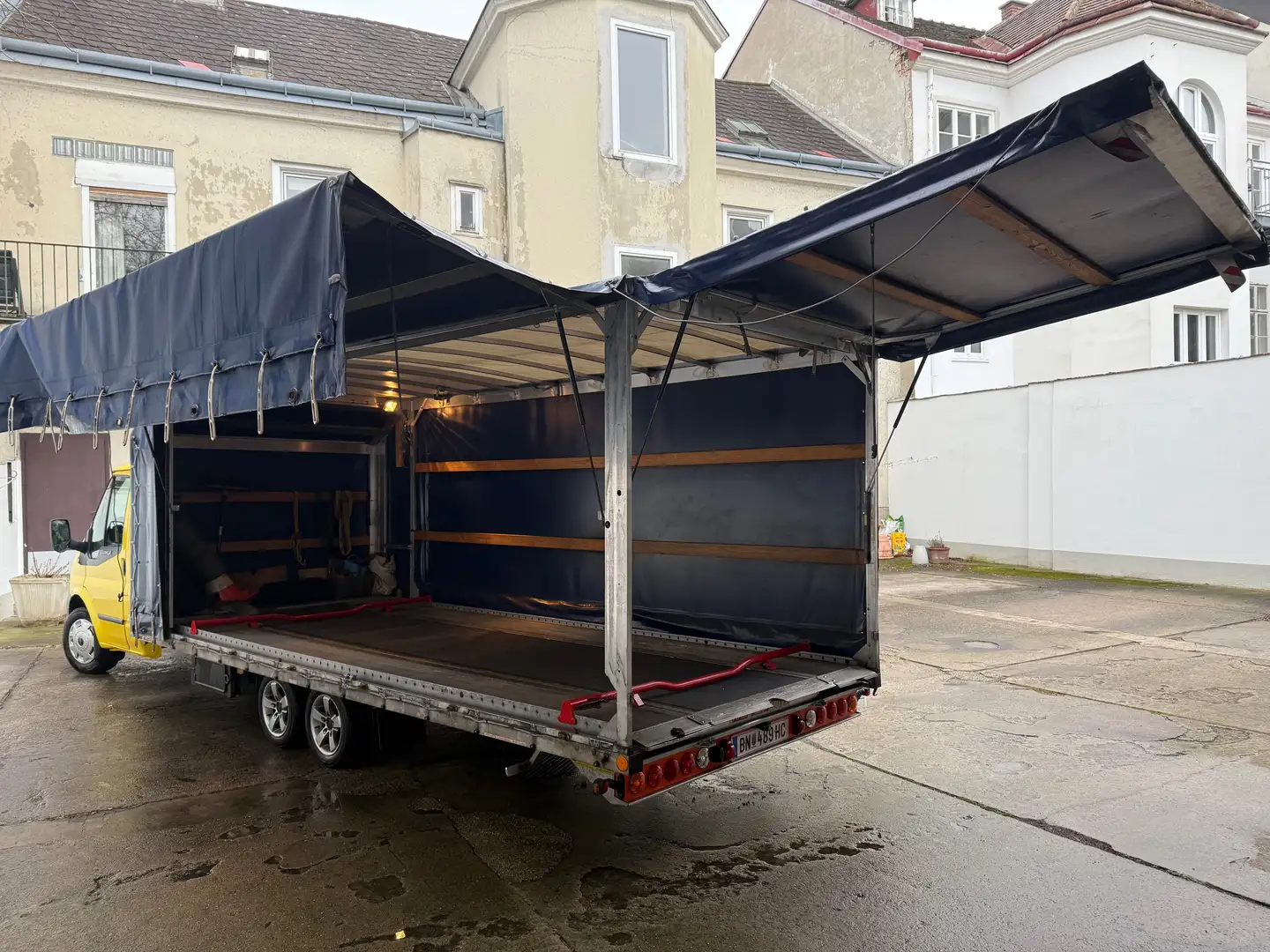Ford Transit Autotransporter Abschleppwagen Gelb - 2