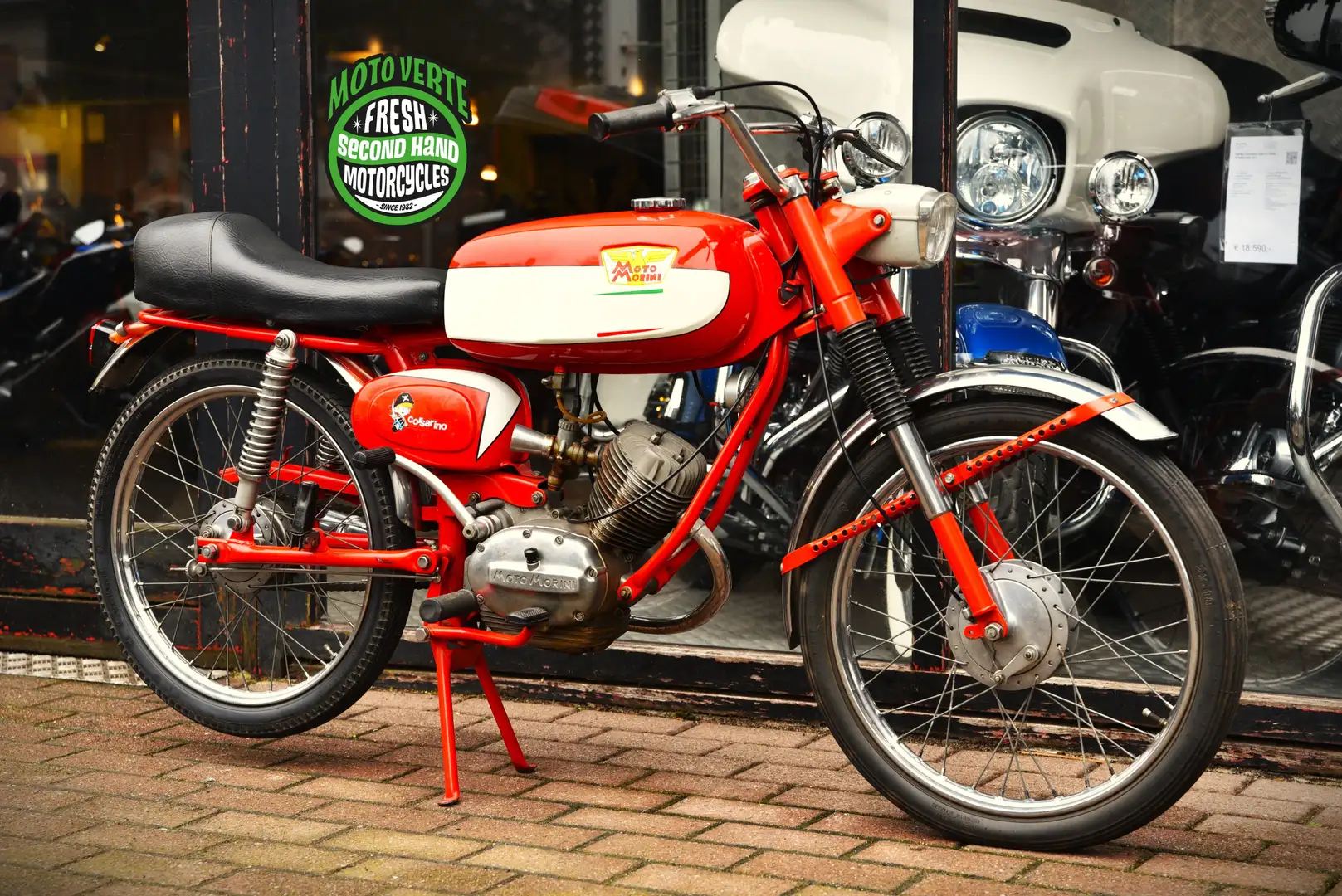 Moto Morini Corsarino 50 ***MOTO VERTE*** Red - 1