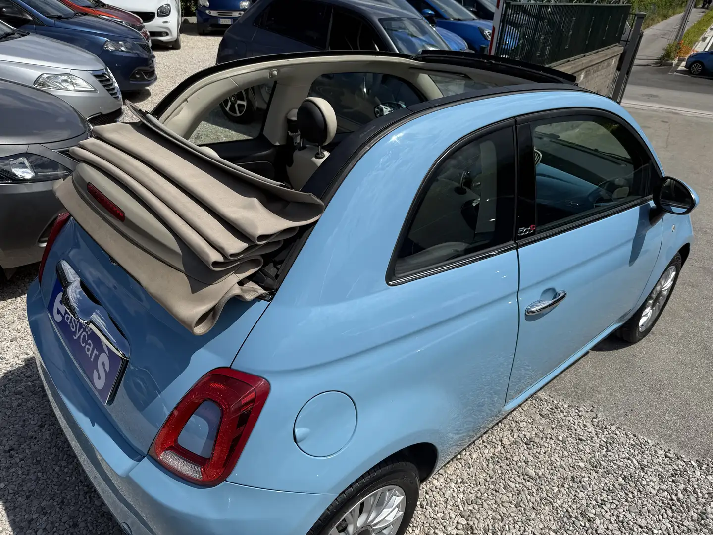 Fiat 500C 500 1.2 Lounge 69cv Azul - 2