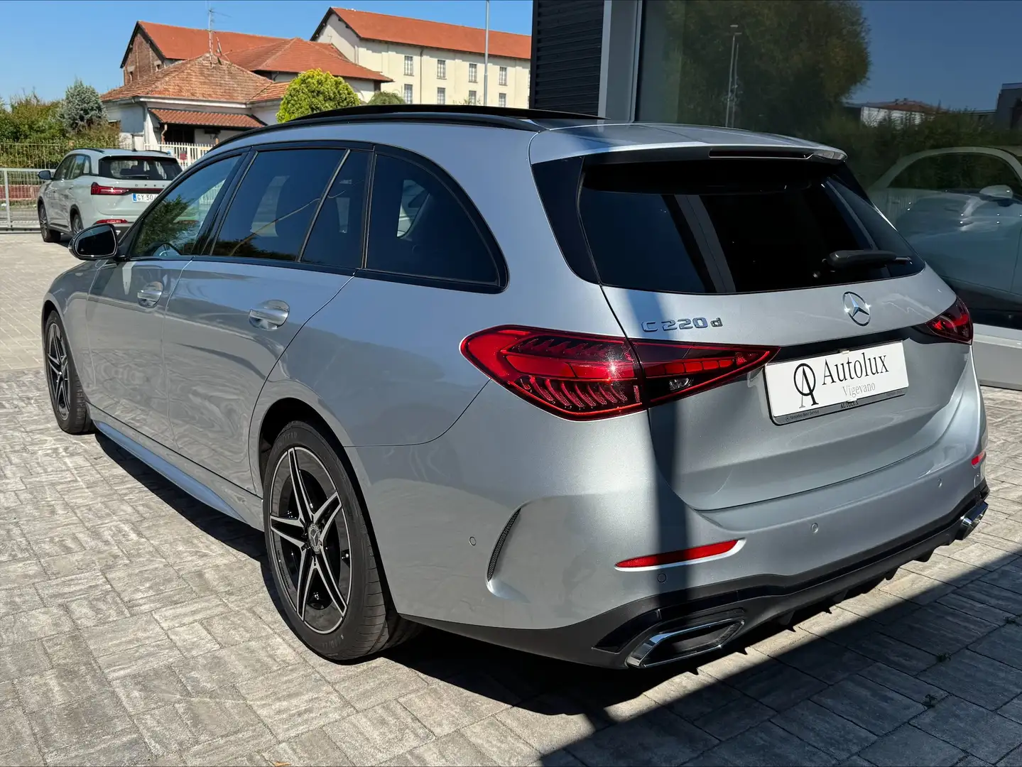 Mercedes-Benz C 220 SW d mhev AMG Line Advanced Plus auto Argent - 2