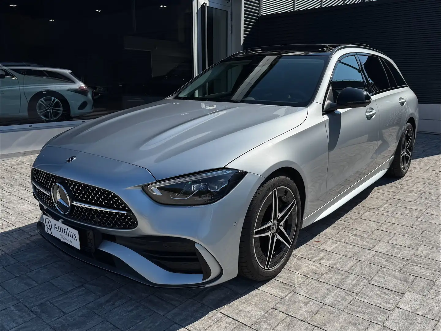 Mercedes-Benz C 220 SW d mhev AMG Line Advanced Plus auto Argent - 1