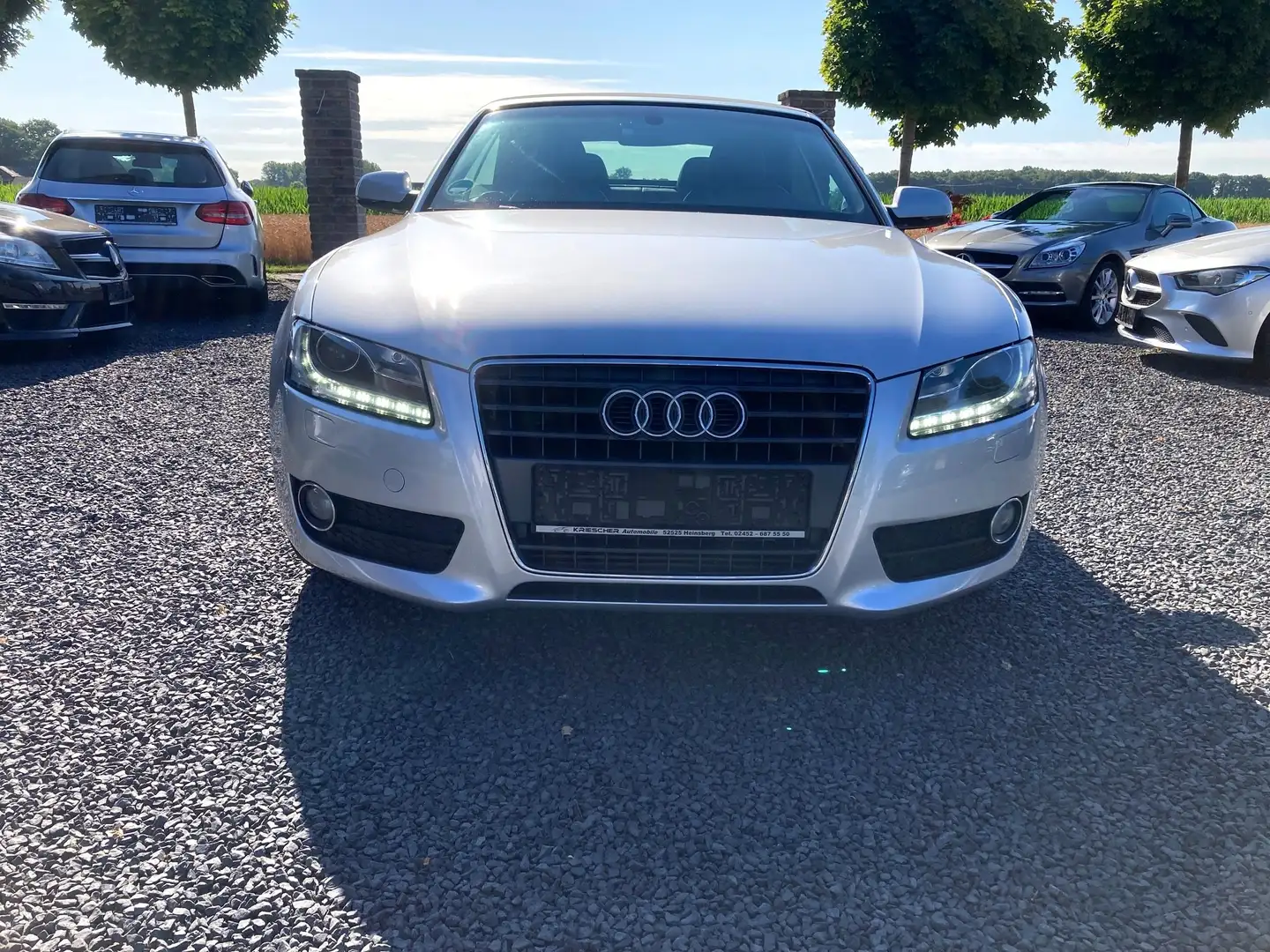 Audi A5 2.0 TFSI Cabrio // Klima// Sitzh // Xenon // Leder Silber - 2