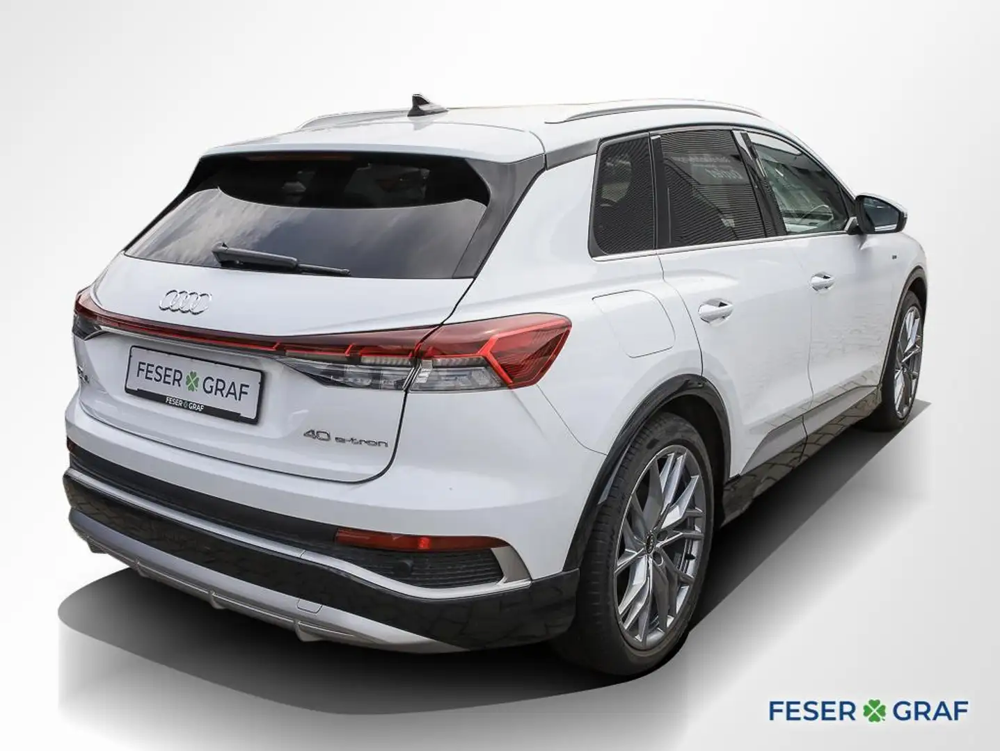 Audi Q4 e-tron 40 2x S line Matrix Navi Pano Sitzh. Weiß - 2