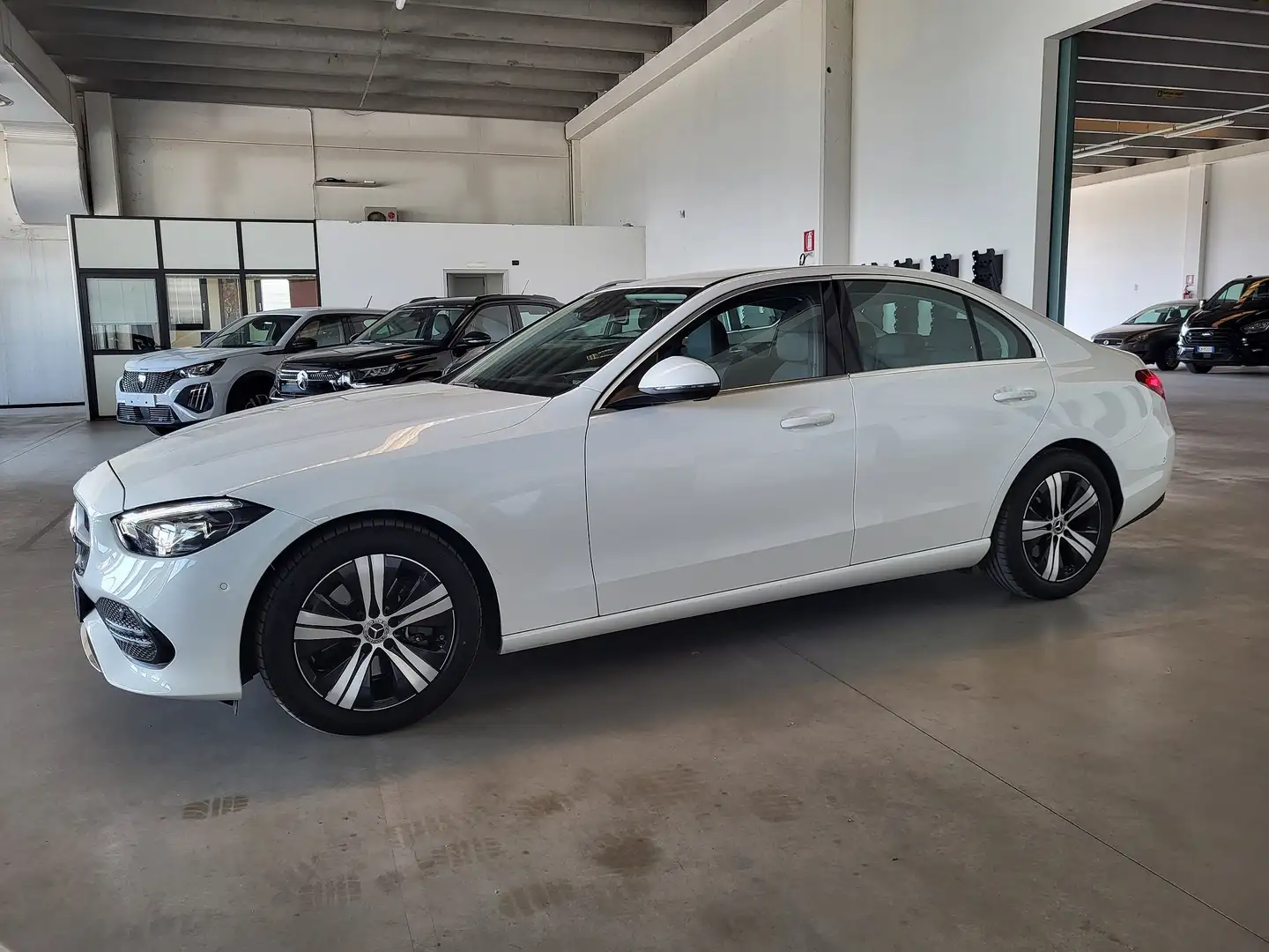 Mercedes-Benz C 200 Berlina 2021 d mhev Advanced automatica Bianco - 1