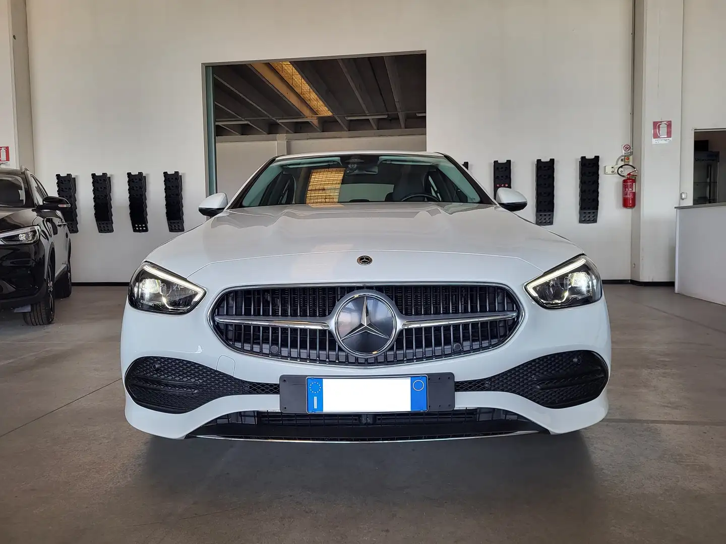 Mercedes-Benz C 200 Berlina 2021 d mhev Advanced automatica Bianco - 2
