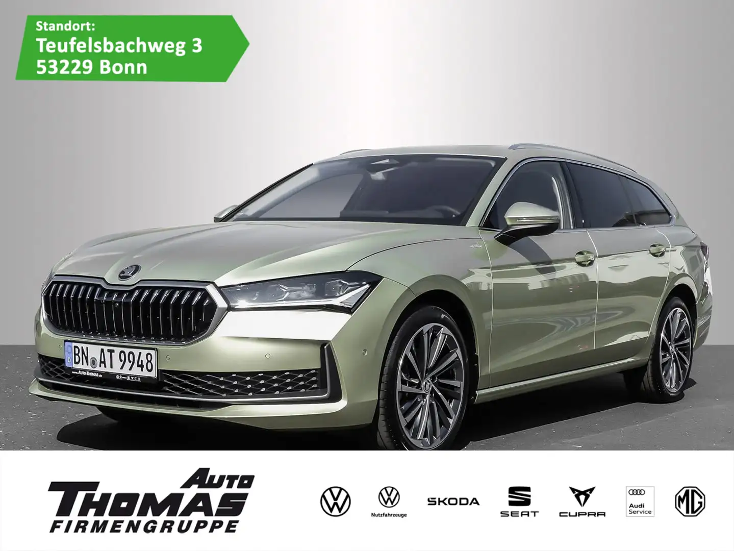 Skoda Superb Combi L&K 2.0 TDI DSG LED NAVI CANTON AHK Beige - 1
