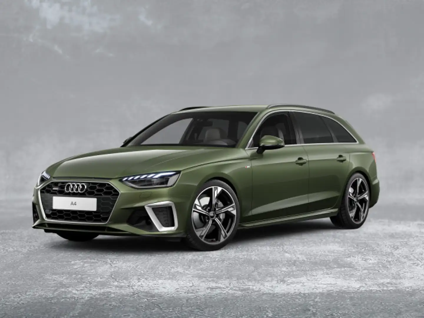 Audi A4 40 TFSI QU S-LINE MATRIX+NAVI+GRA+AHK Grün - 2