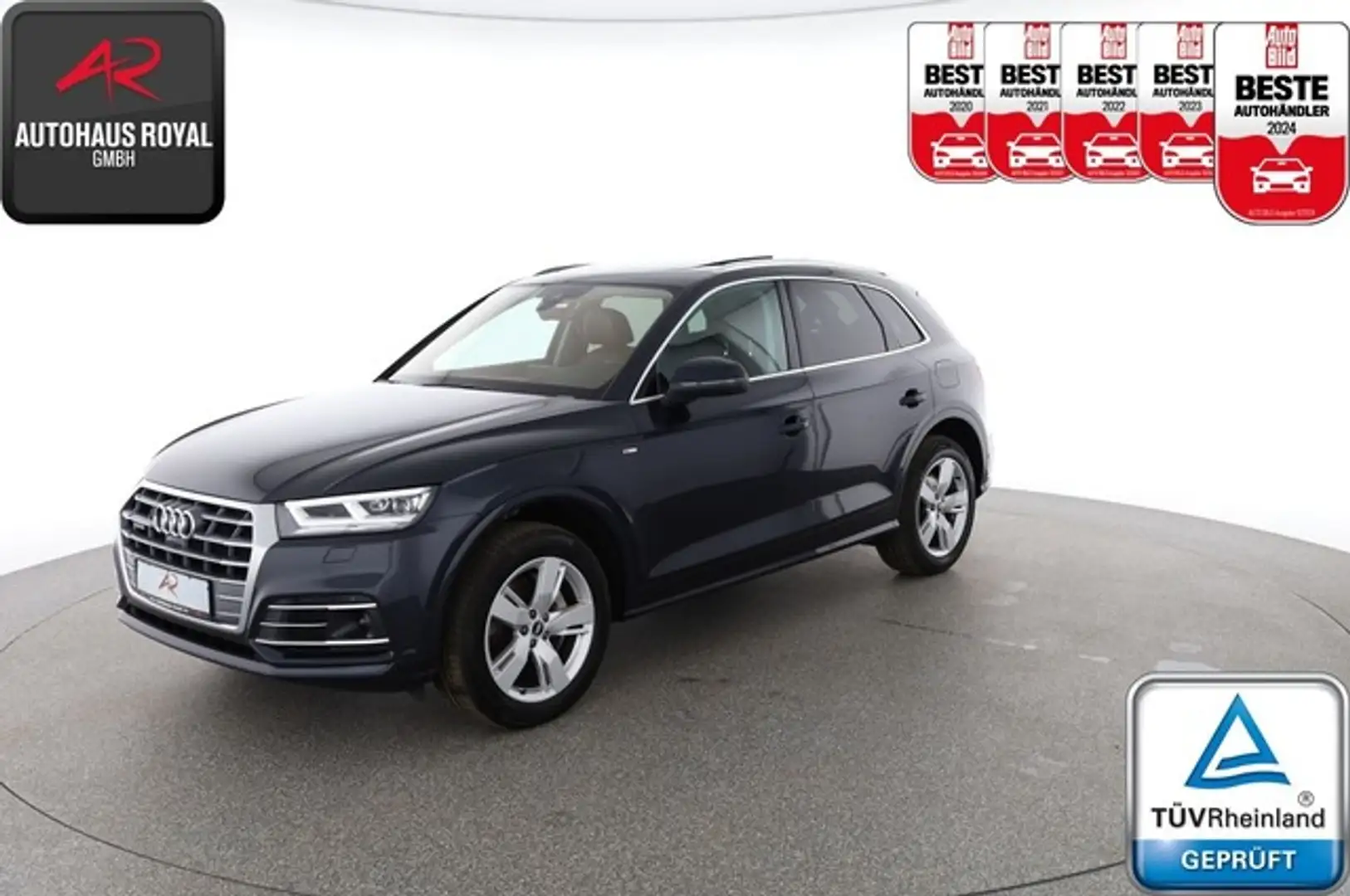 Audi Q5 50 TFSI e qu S LINE HEAD-UP,MATRIX,SCHECKHEFT Синій - 1