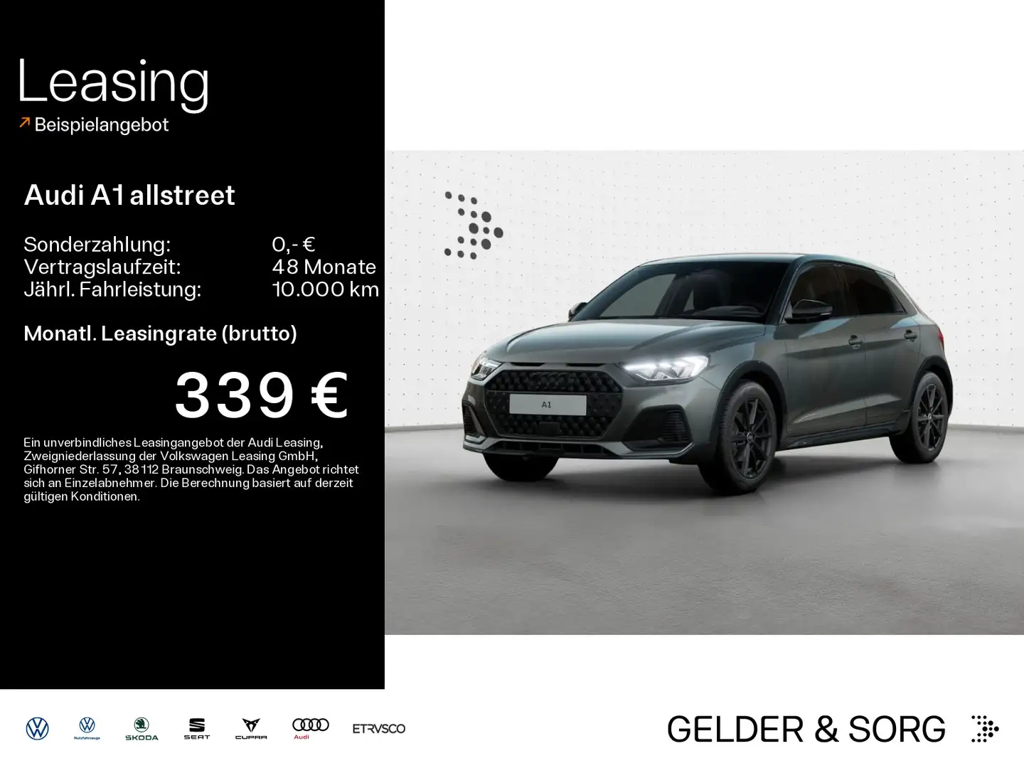 Audi A1 35 TFSI S-tr. *LED*EPH+*Black*SHZ* Grau - 1