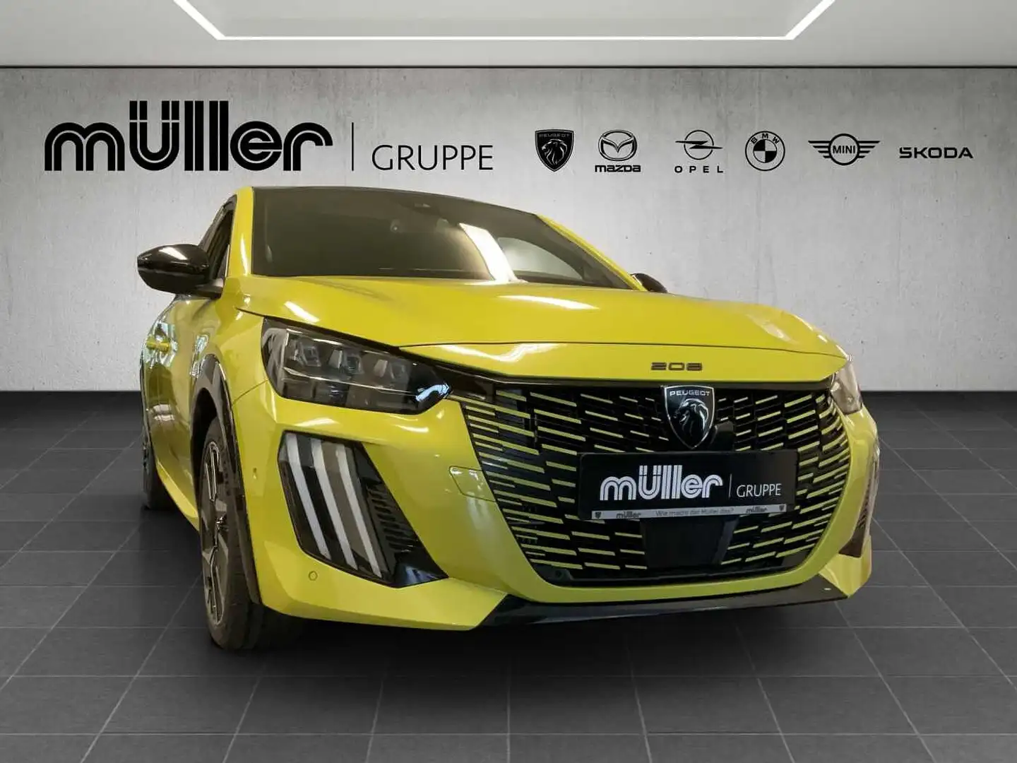 Peugeot 208 GT Hybrid 136 e-DSC6 Gelb - 2
