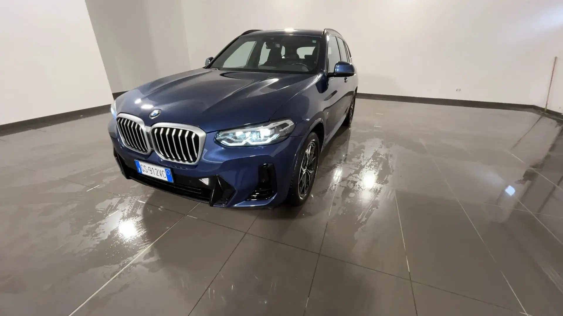 BMW X3 Serie X3 xDrive 20d M Sport auto Bleu - 1