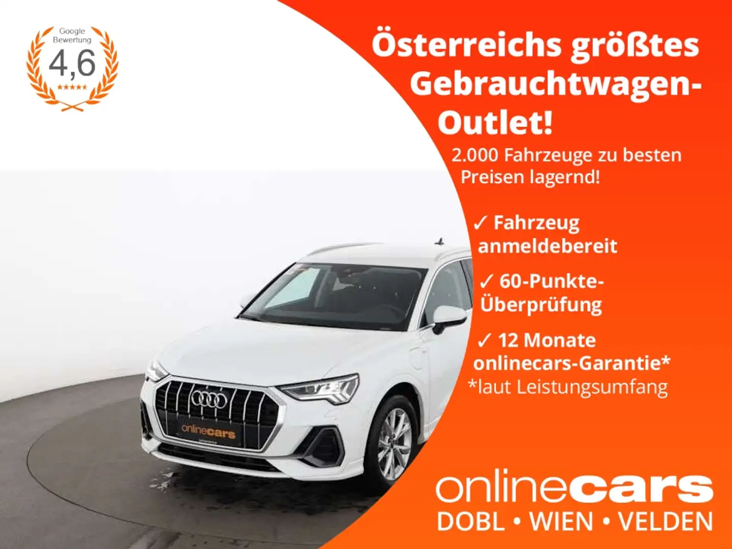 Audi Q3 45 TFSI e S-Line Aut MATRIX RADAR NAVI R-CAM Weiß - 1