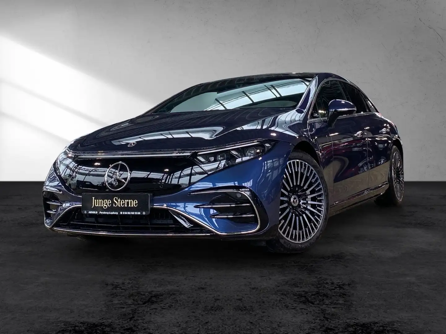 Mercedes-Benz EQS EQS 580 4M AMG Line HYPERSCREEN AIRM 360° Pano Albastru - 2