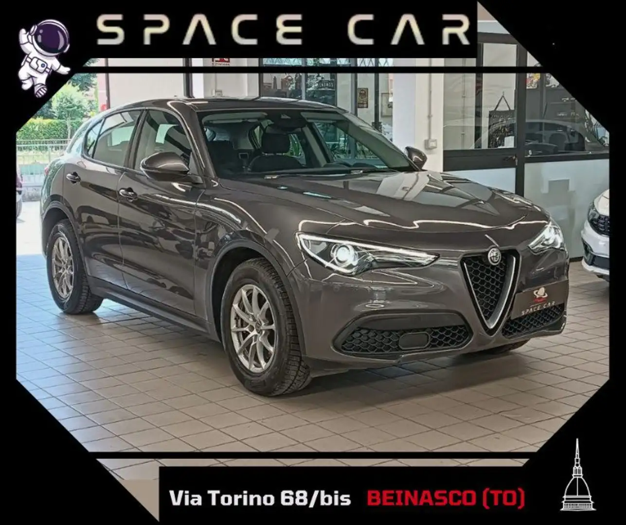 Alfa Romeo Stelvio Stelvio 2.2 Turbodiesel 190 CV AT8 RWD Business Grigio - 1