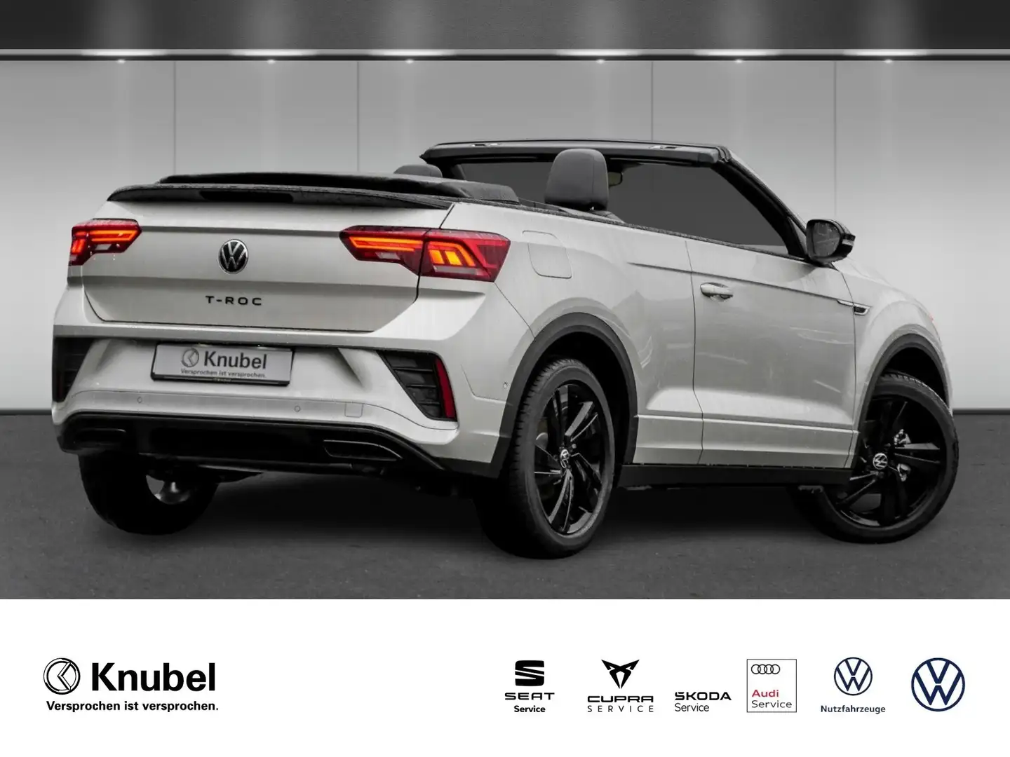 Volkswagen T-Roc Cabriolet R-Line 1.5 TSI DSG LED+ AHK Navi ACC Silber - 2