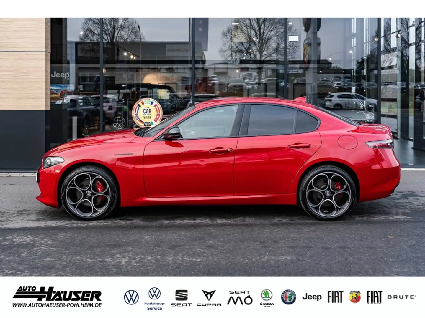 Alfa Romeo Giulia Competizione 2.0 Turbo AT8 Q4 HARMAN-KARDON EL. HE Roşu - 2