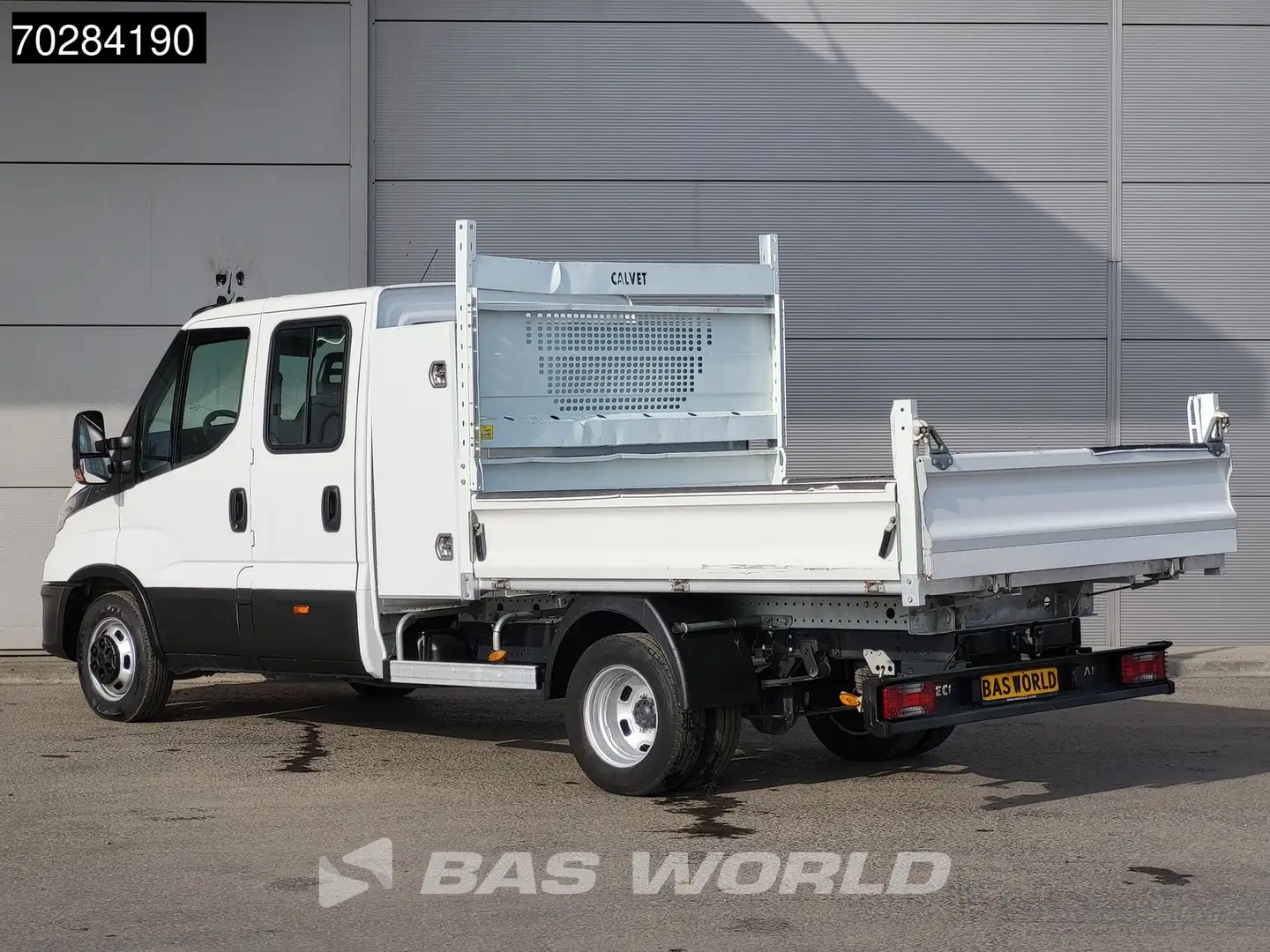 Iveco Daily 35C14 Kipper met Kist Dubbel Cabine Dubbellucht 3, Wit - 2
