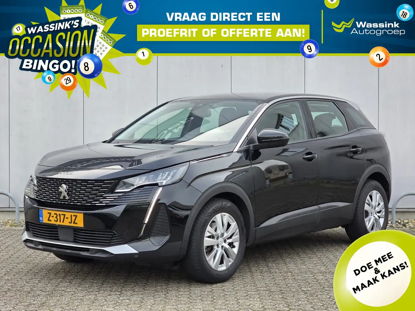 Peugeot 3008 130pk Active Automaat | Navigatie | Stoelverwarmin Nero - 1