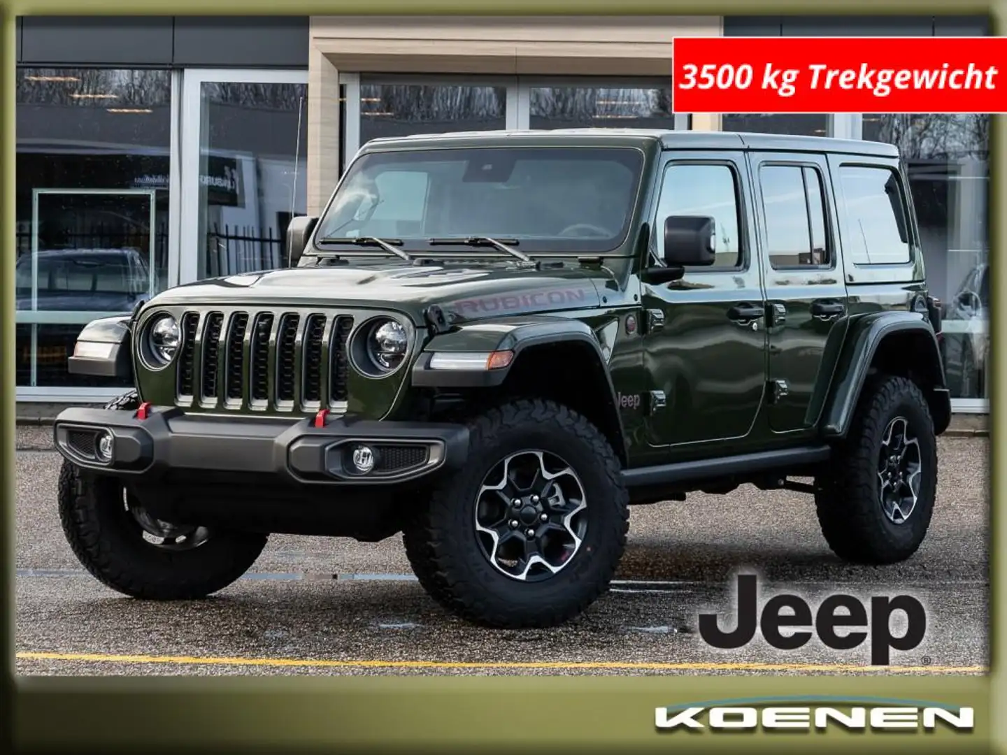 Jeep Wrangler GEEN BPM !!! 2.0T 4x4 Aut. RUBICON JL 4-Drs / Grij Vert - 1