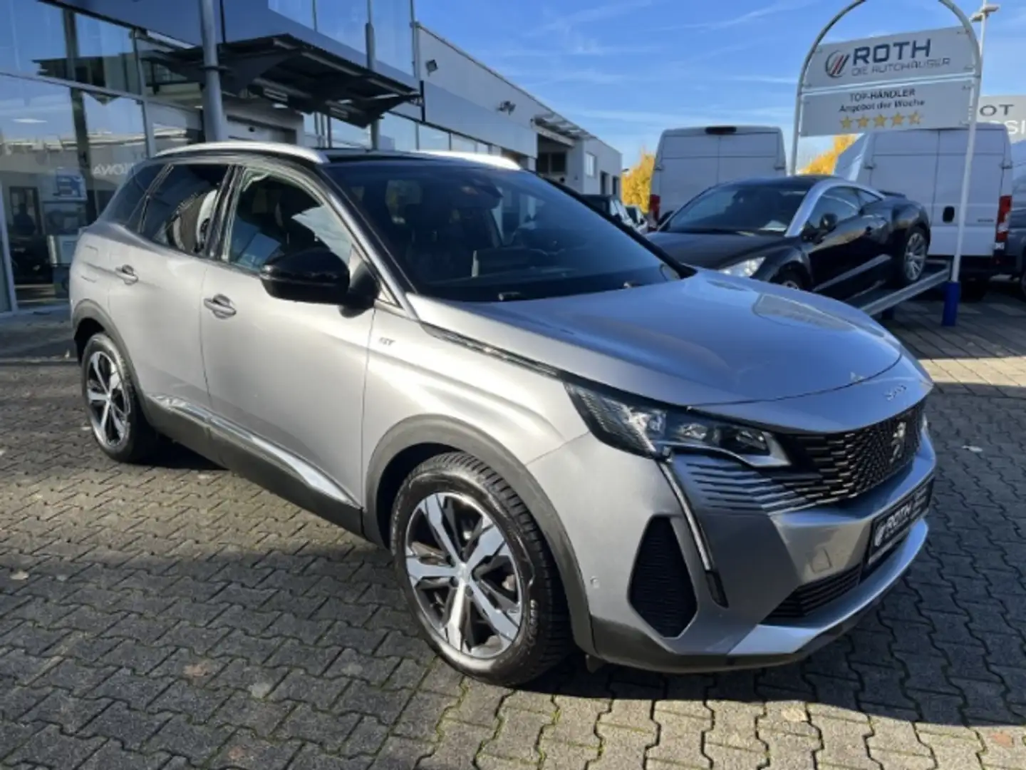 Peugeot 3008 PureTech 180 EAT8 GT Panodach Navi Focal Soundsys Silber - 2