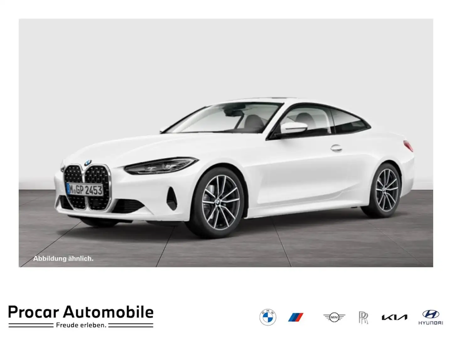 BMW 430 i Coupé NAVI LED PDC V+H DAB Tempomat Glasd. Weiß - 1