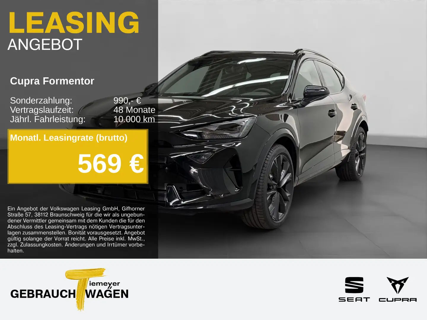 CUPRA Formentor 2.0 TSI DSG VZ 4DRIVE AREA VIEW NAVI C Schwarz - 1