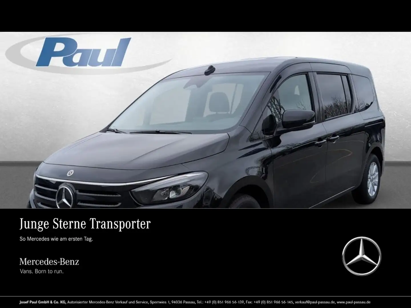 Mercedes-Benz EQT 200 lang XL Navi+Kamera+LED+7-Sitze+AHK-Vorr. Schwarz - 1