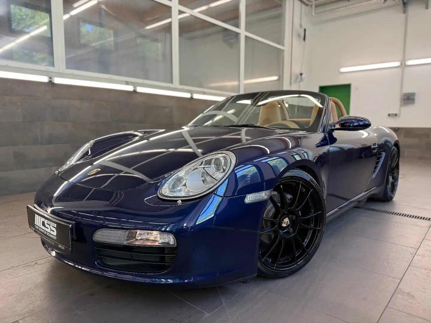 Porsche Boxster Navi Xenon Leder OZ 19" KW Gewinde 1.Hd. Albastru - 1