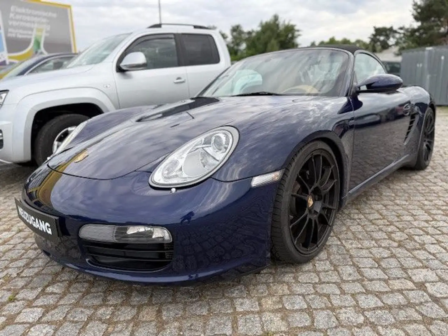 Porsche Boxster Navi Xenon Leder OZ 19" KW Gewinde 1.Hd. Blau - 1