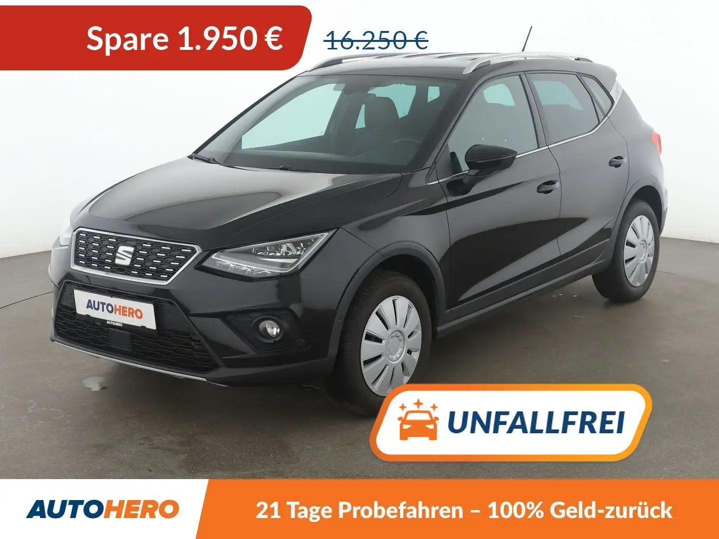 SEAT Arona 1.0 TSI Xcellence*NAVI*CAM*LED*PDC*SHZ*TEMPO* Schwarz - 1