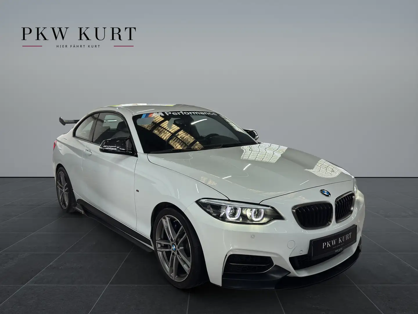 BMW 240 Deutsch *1.Hand *Virtual Carbon Heckflügel Weiß - 1