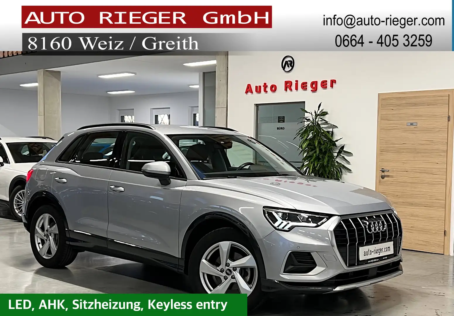 Audi Q3 35 TFSI advanced LED, AHK, Keyless Grau - 1