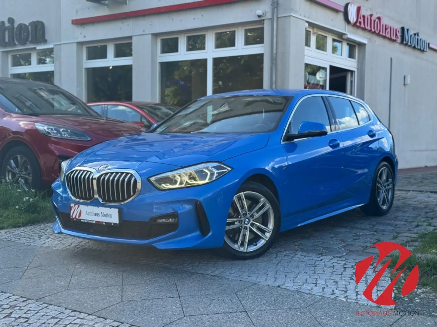 BMW 120 d M Sport HUD Navi Leder LED PDC Ambiente Blu/Azzurro - 2