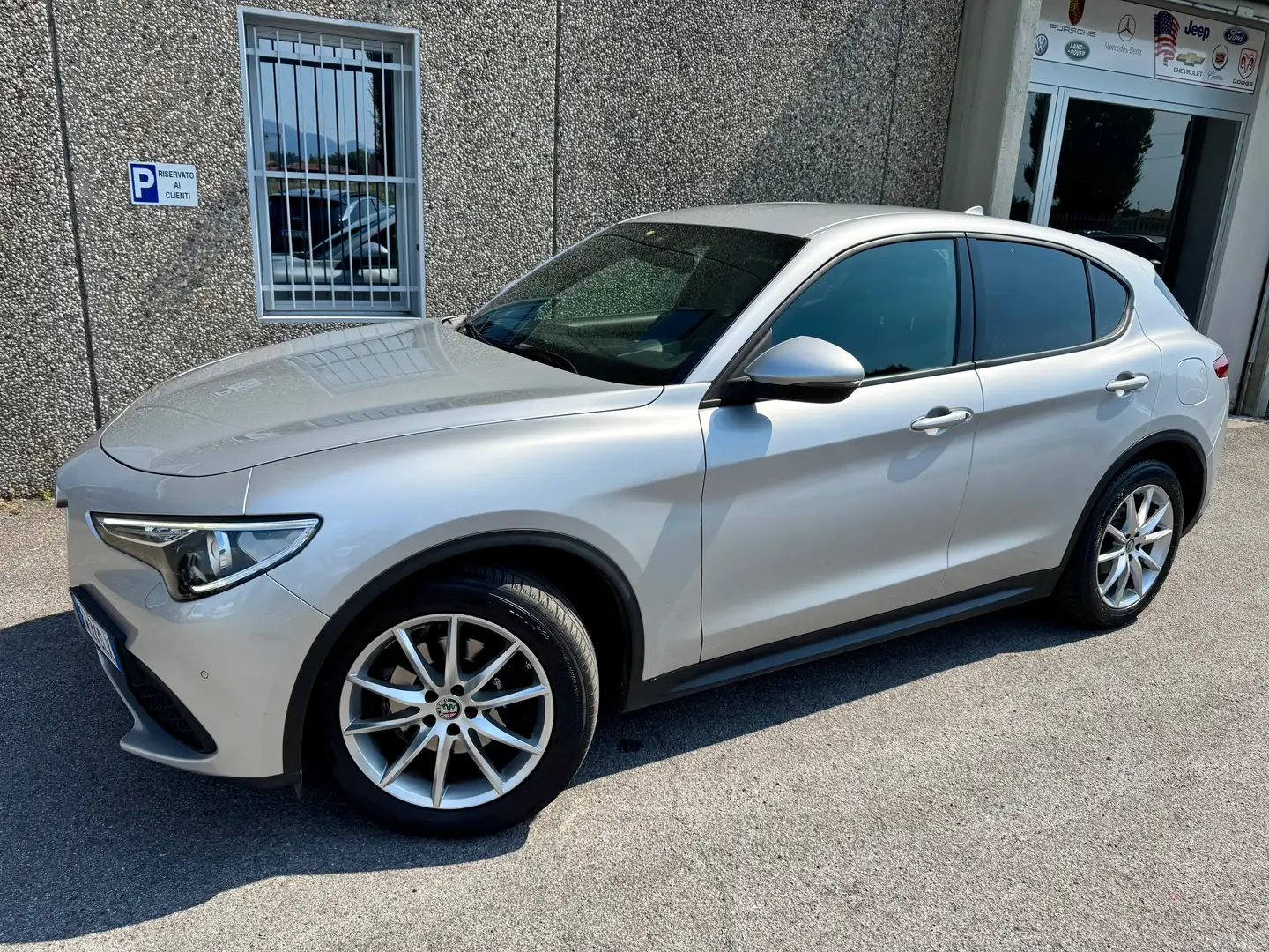 Alfa Romeo Stelvio 2.2 t Lusso Q4 210cv auto"PELLE"FULL!" Argent - 1
