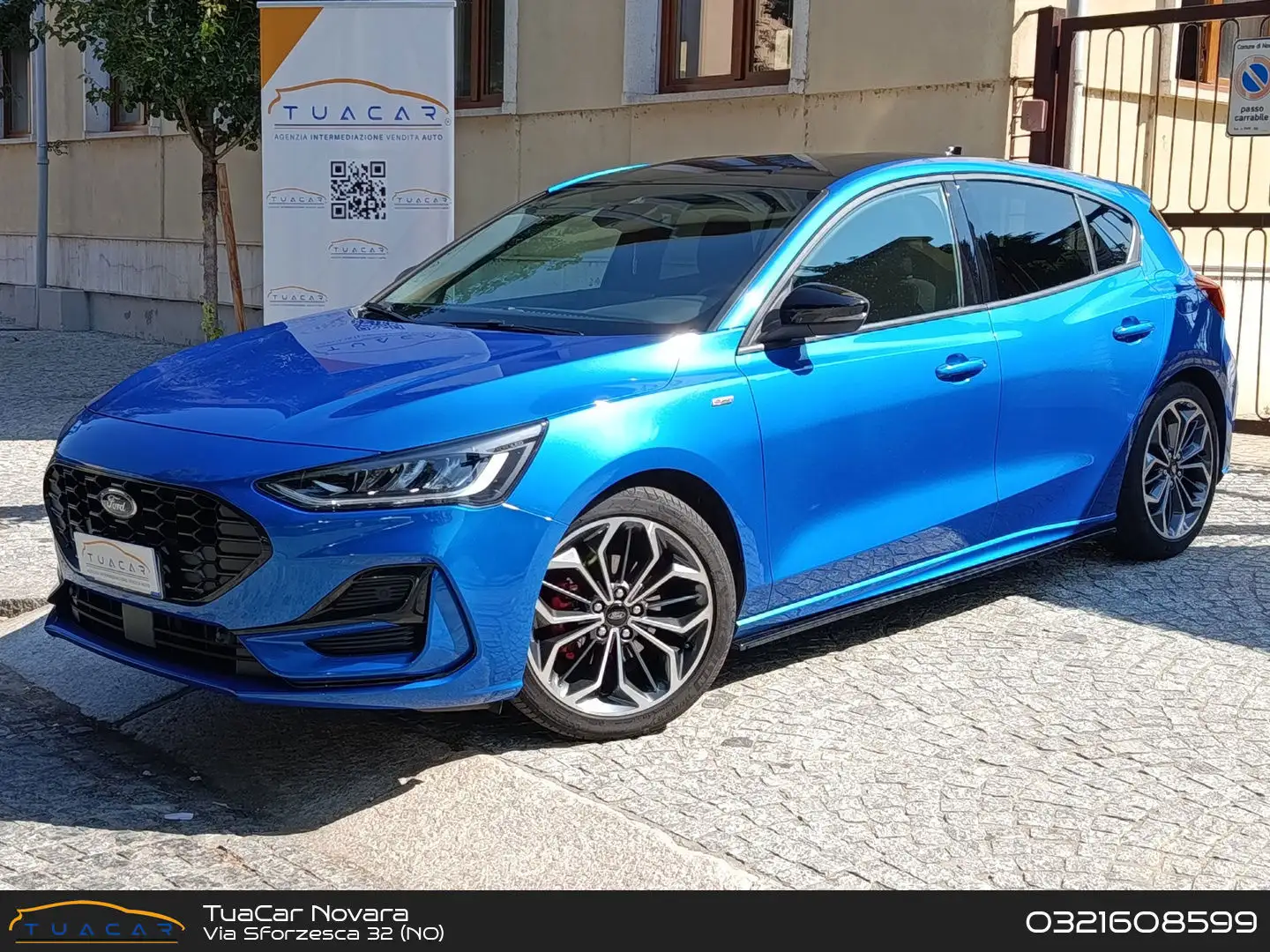 Ford Focus ST Line 1.0 EcoBoost mHEV Blau - 1