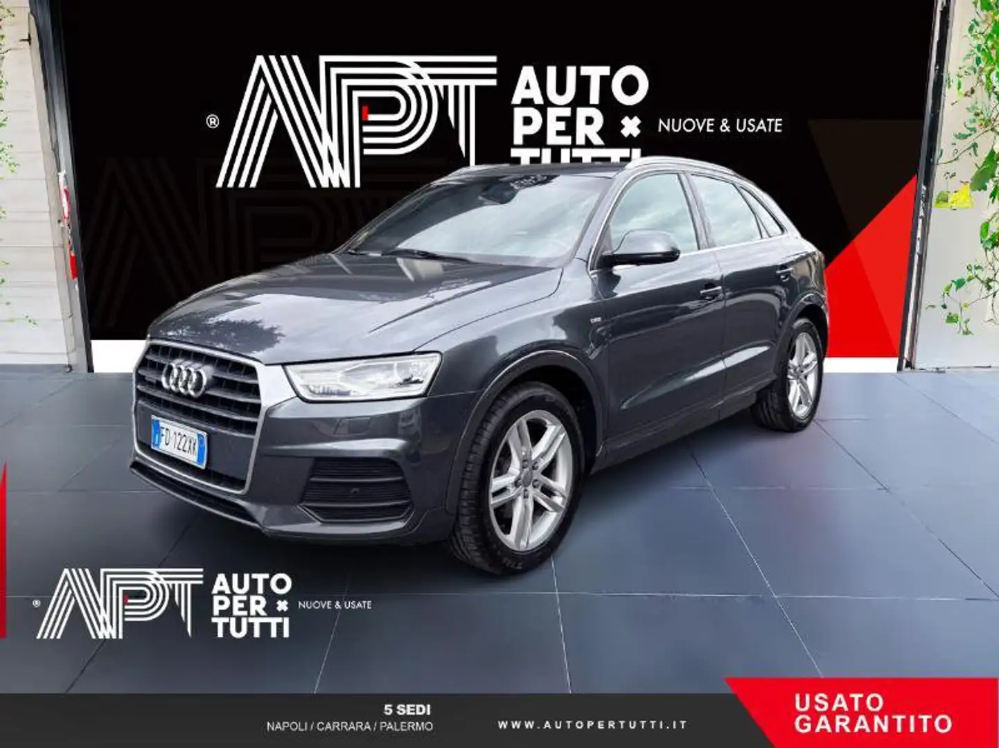 Audi Q3 Q3 2.0 tdi Design 4Edition quattro 184cv s-tronic Gris - 1