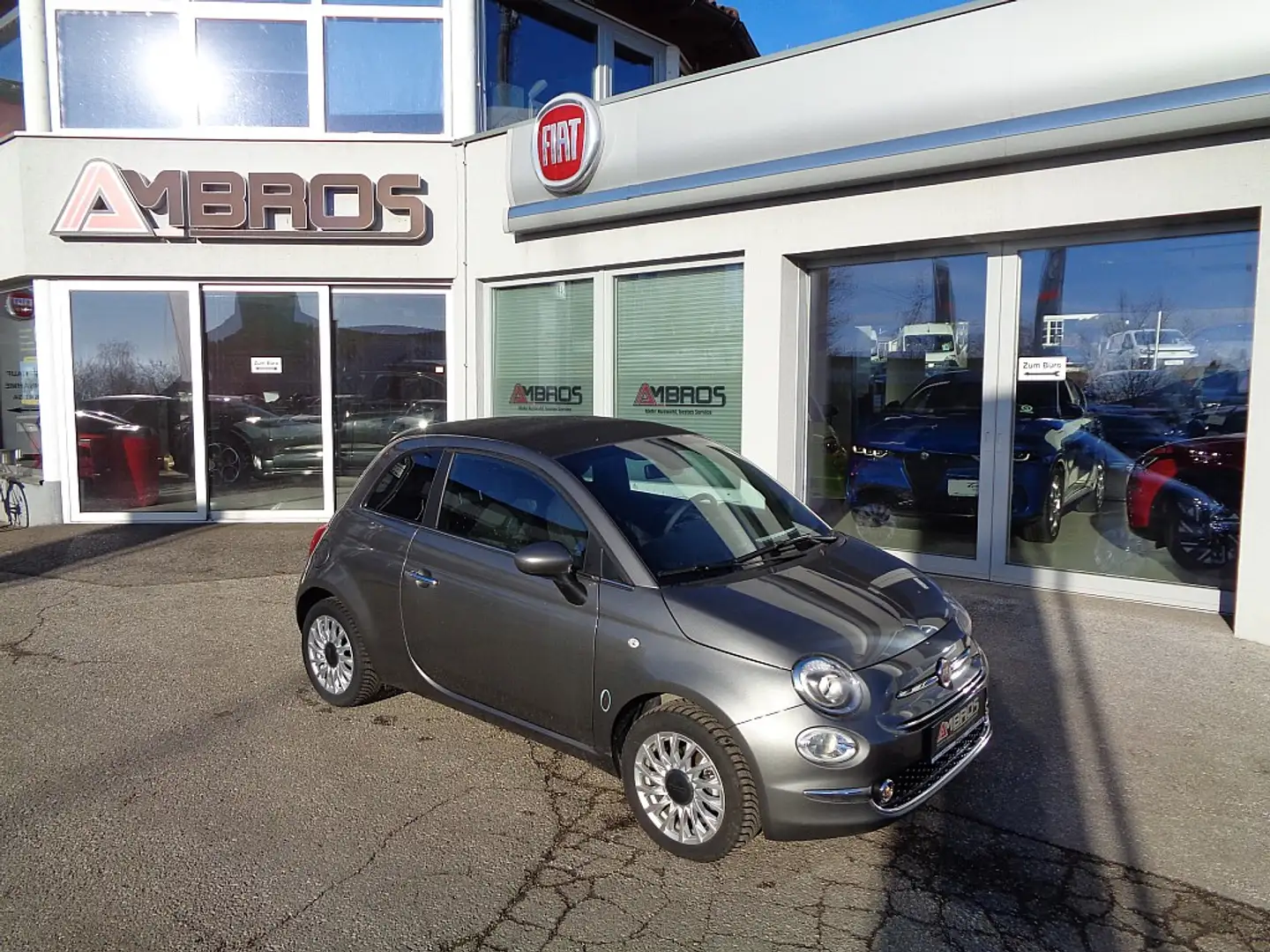 Fiat 500C FireFly Hybrid 70 Gris - 1