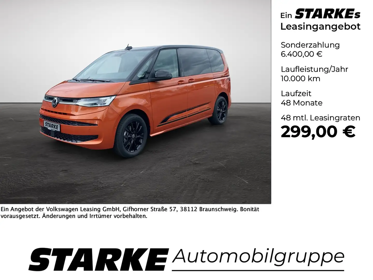 Volkswagen T7 Multivan 2.0 TDI DSG Edition Orange - 1