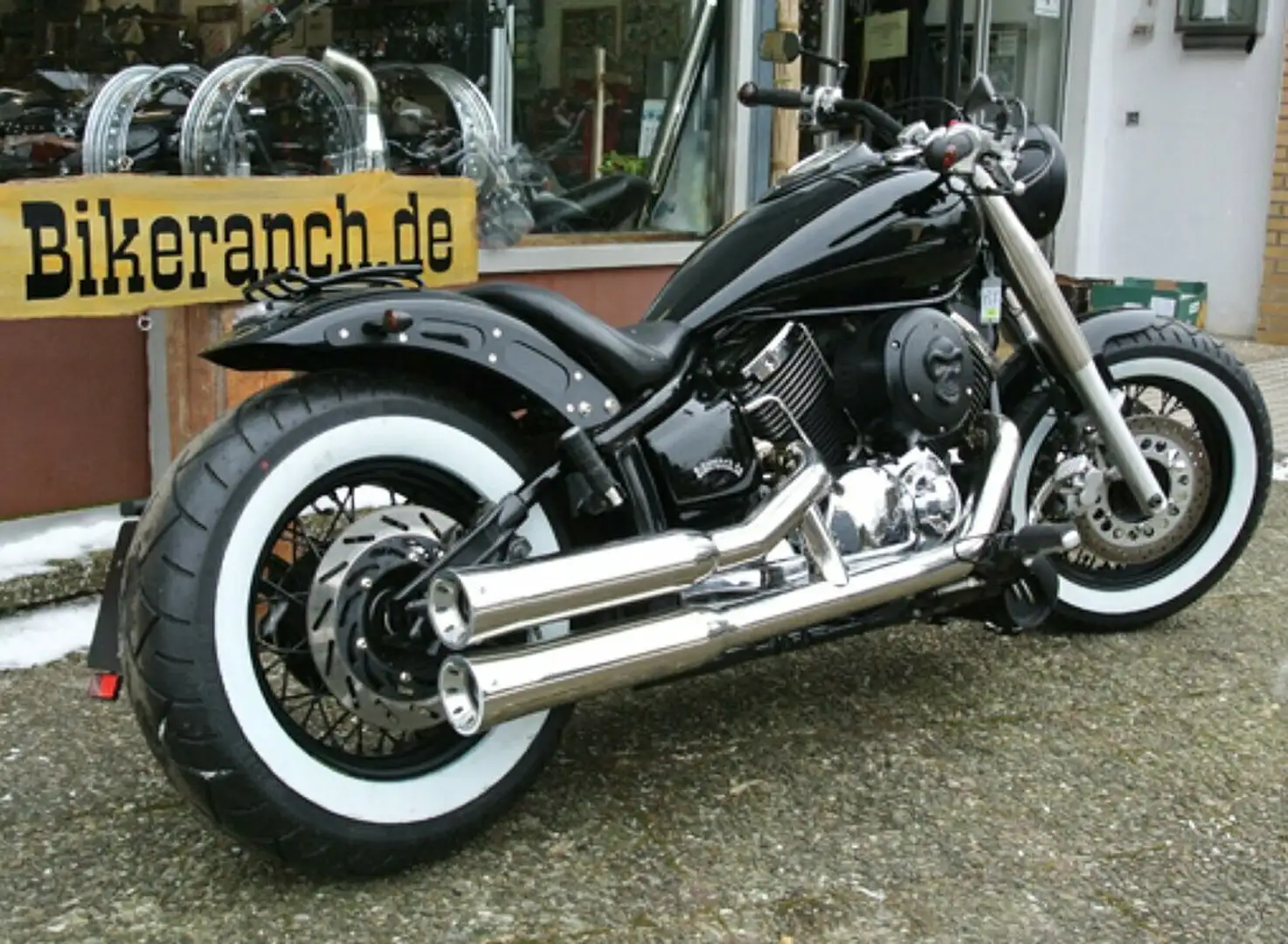 Yamaha XVS 1100 Classic* Black-Roadkill-Umbau* Neuzustand* 1.Hand* Schwarz - 1
