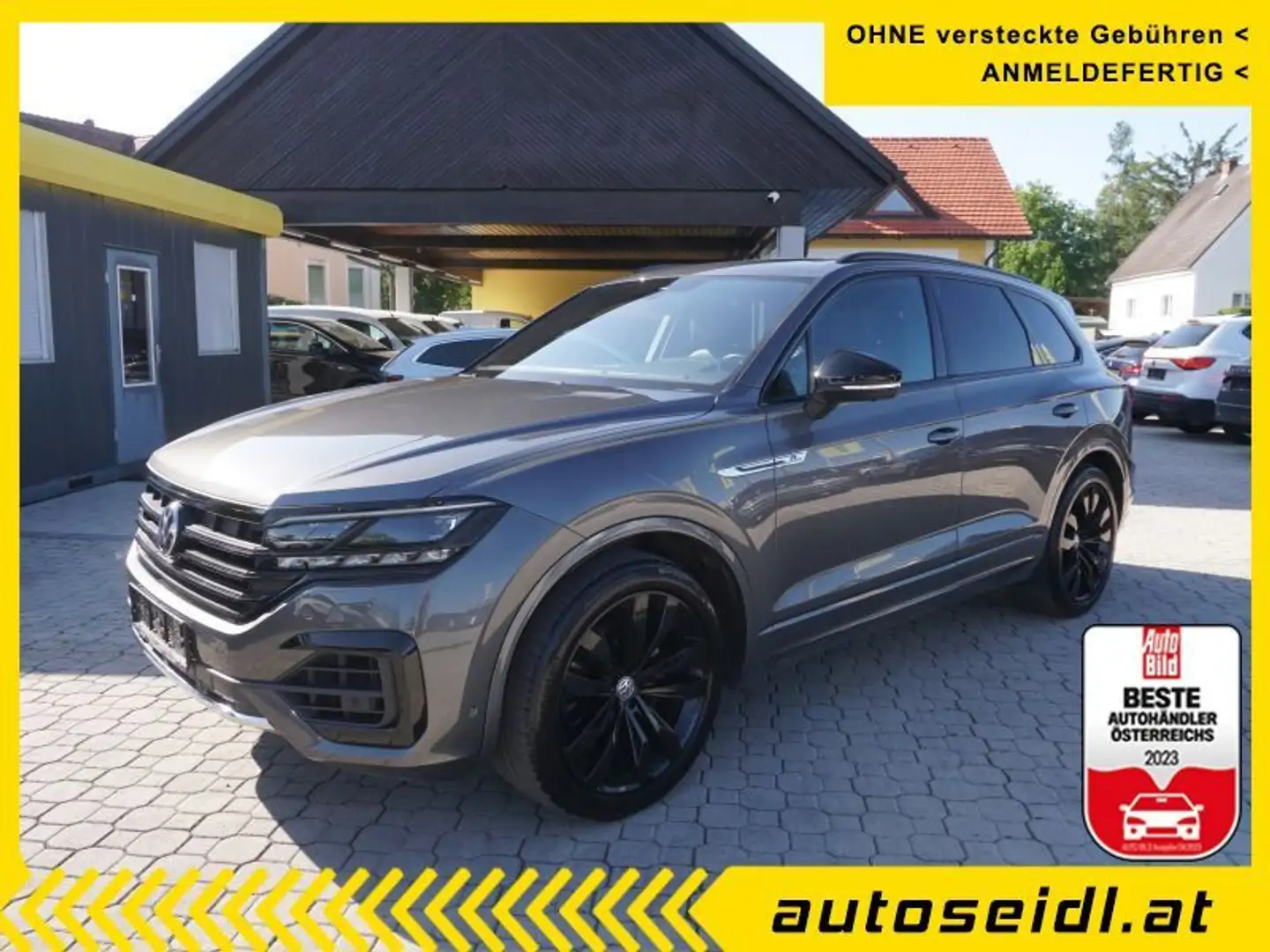 Volkswagen Touareg 4Motion V6 TDI SCR R-Line Aut. *TOPAUSSTATTUNG* Gris - 1