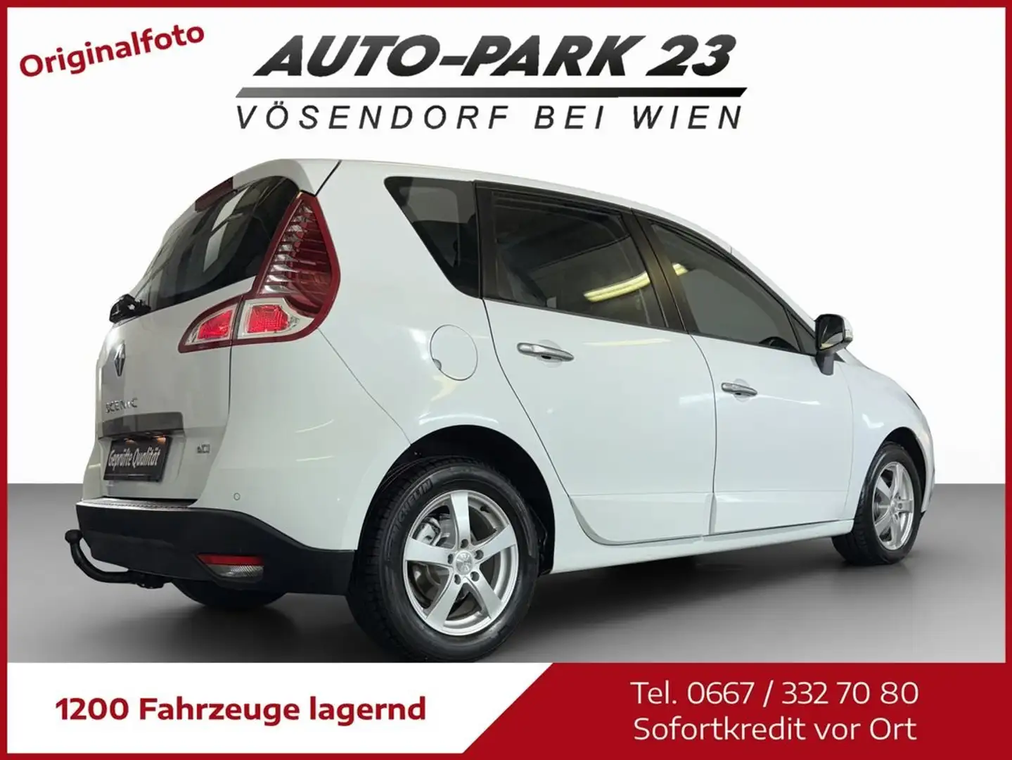 Renault Scenic Scénic DCI**AUTOMATIC*NAVI*NUR 70.000KM*MOD2012 Weiß - 2
