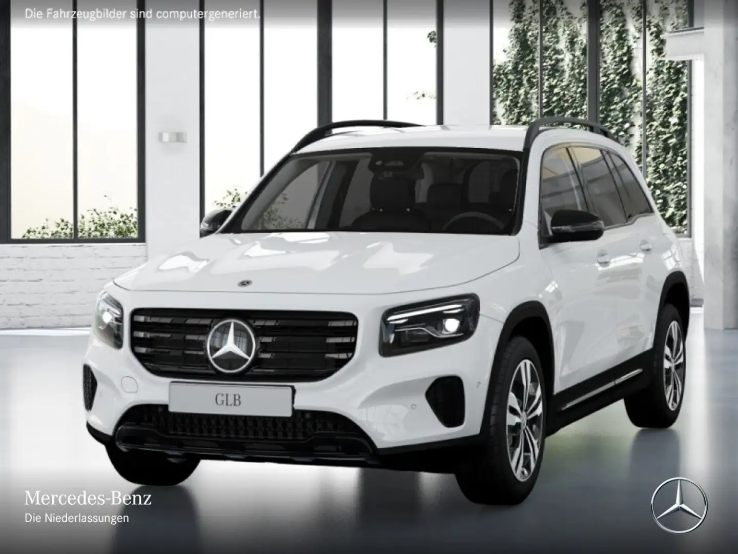 Mercedes-Benz GLB 200 PROGRESSIVE+NIGHT+AHK+MULTIBEAM+KAMERA+7G Weiß - 2