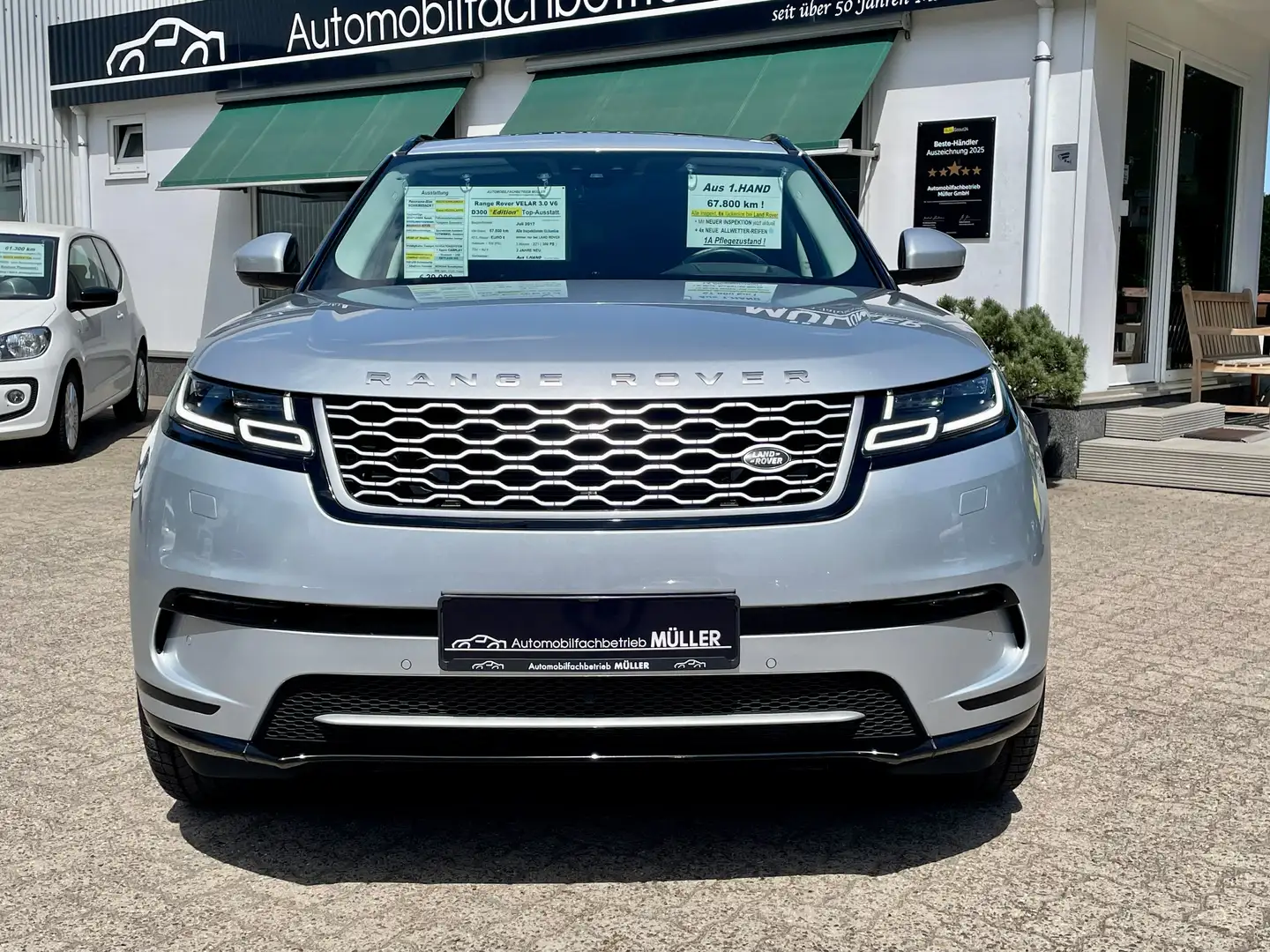 Land Rover Range Rover Velar D300+1.Hand+TOPAUSST+6x Insp !+NEUE REIFEN+1A Zust Silber - 2