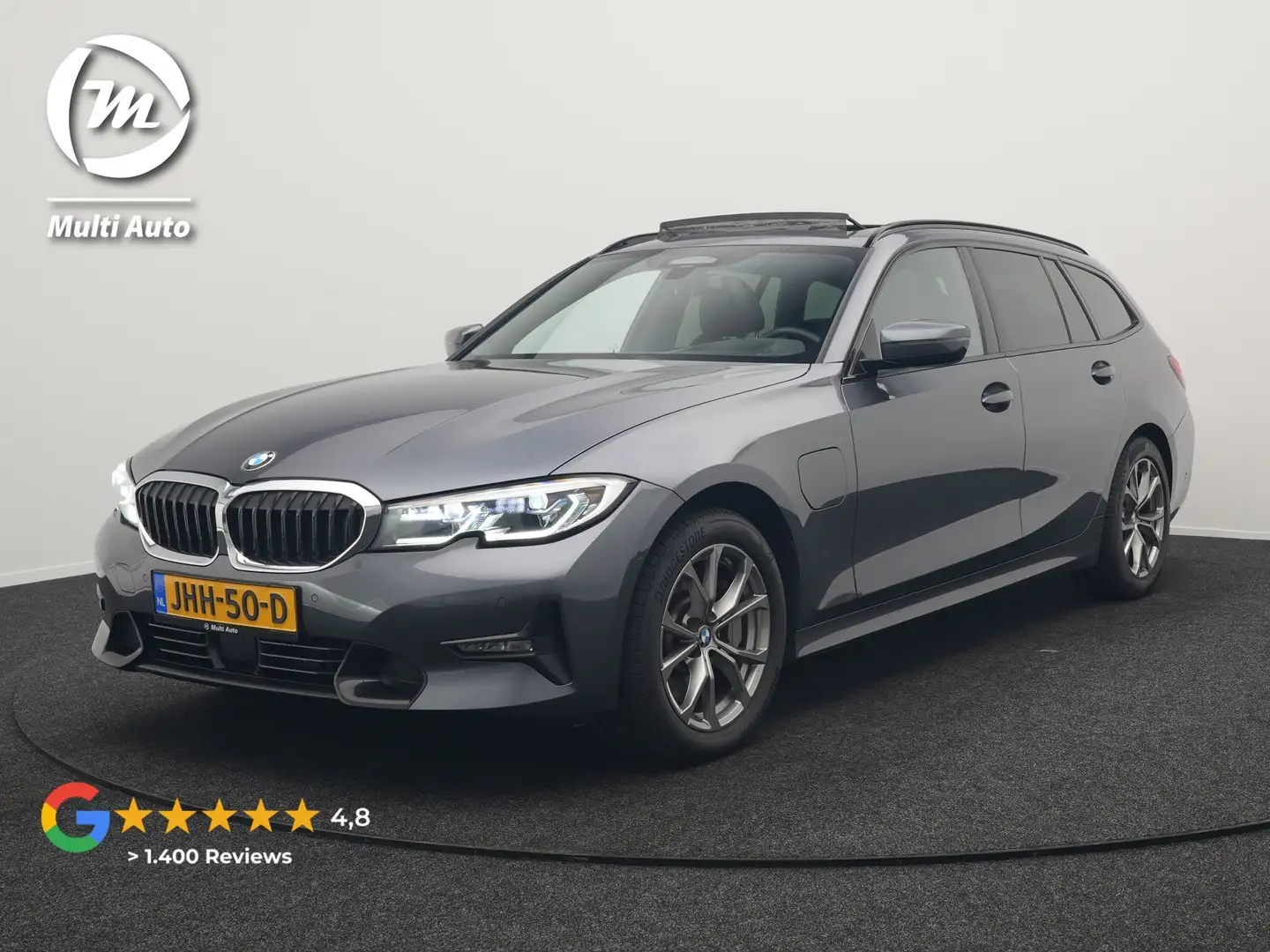 BMW 330 3-serie Touring 330e xDrive Sportline Plug In Hybr Gris - 1