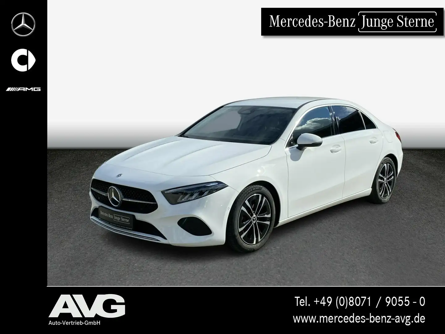 Mercedes-Benz A 200 A 200 Lim Progressive-Adv. LED Kamera 7G MBUX Navi Weiß - 1
