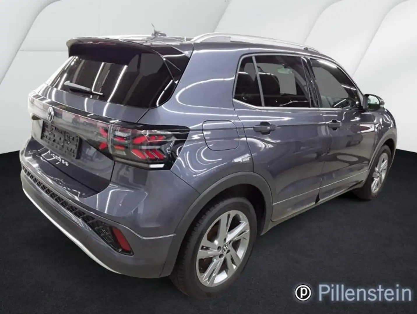 Volkswagen T-Cross 1.5 TSI DSG R-LINE NAVI+AHK+IQDRIVE+KAM Gris - 2
