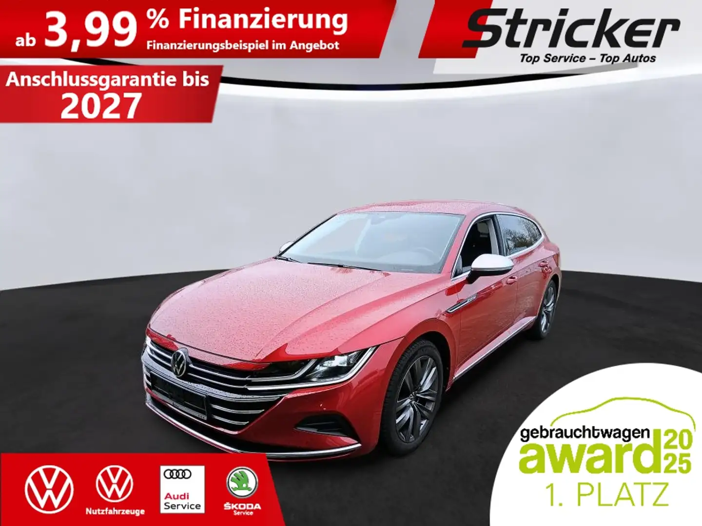 Volkswagen Arteon Shooting Brake 2.0TDI DSG 320,-ohne Anzahlung Nav Rot - 1